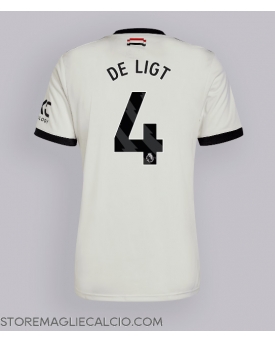 Manchester United Matthijs de Ligt #4 Maglia Gara Terza Repliche 2024-25 Maniche Corte